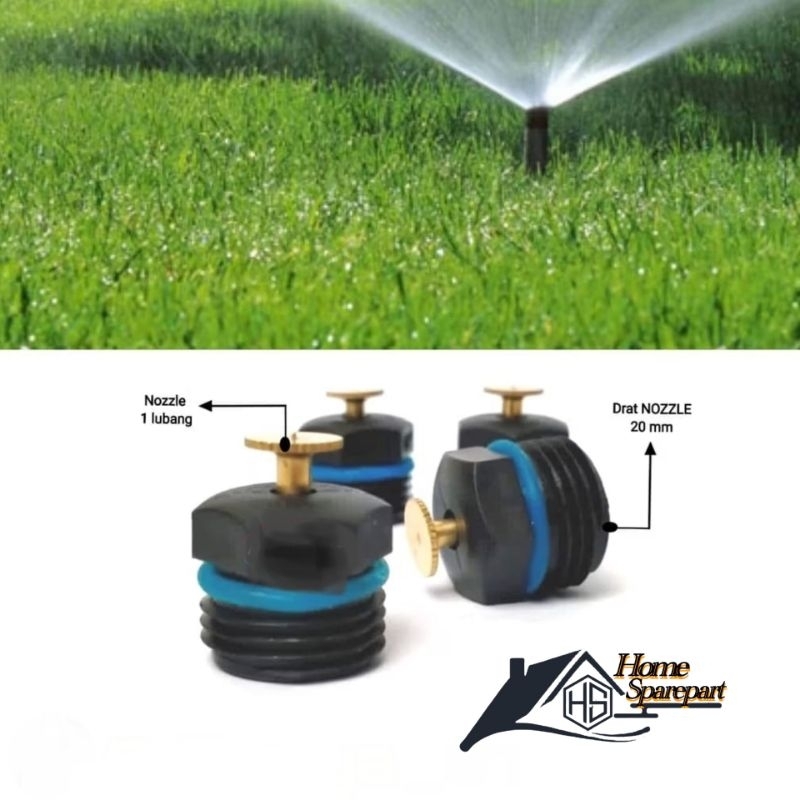 alat siram Kuningan kincir air pertanian / SPRINKLEN TAMAN SPRAYER ADJUSTABLE