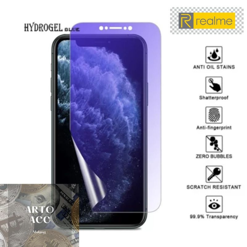 HYDROGEL SCREEN PROTECTOR BLUE LIGHT REALME 11 REALME 11 PRO REALME 11 PRO+ C67 NOTE 50 12 PRO 12 PR