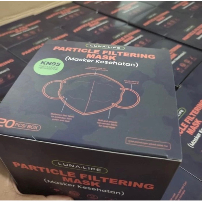Masker LUNA LIFE KN95 Earloop LUNA LIFE