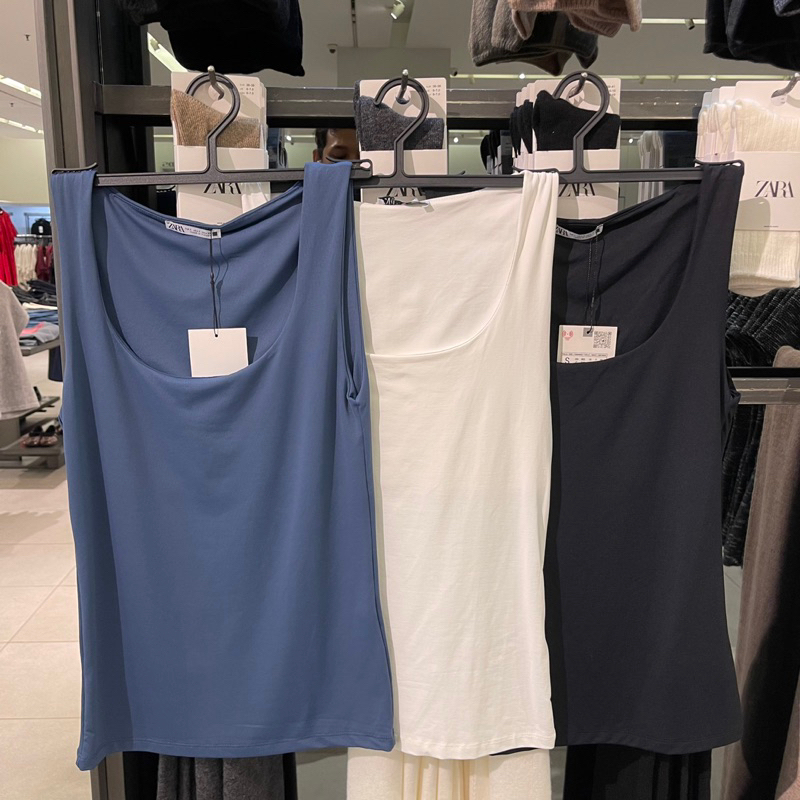 Tanktop T-shirt Poliamida ZARA Woman Jastip (jasa titip)