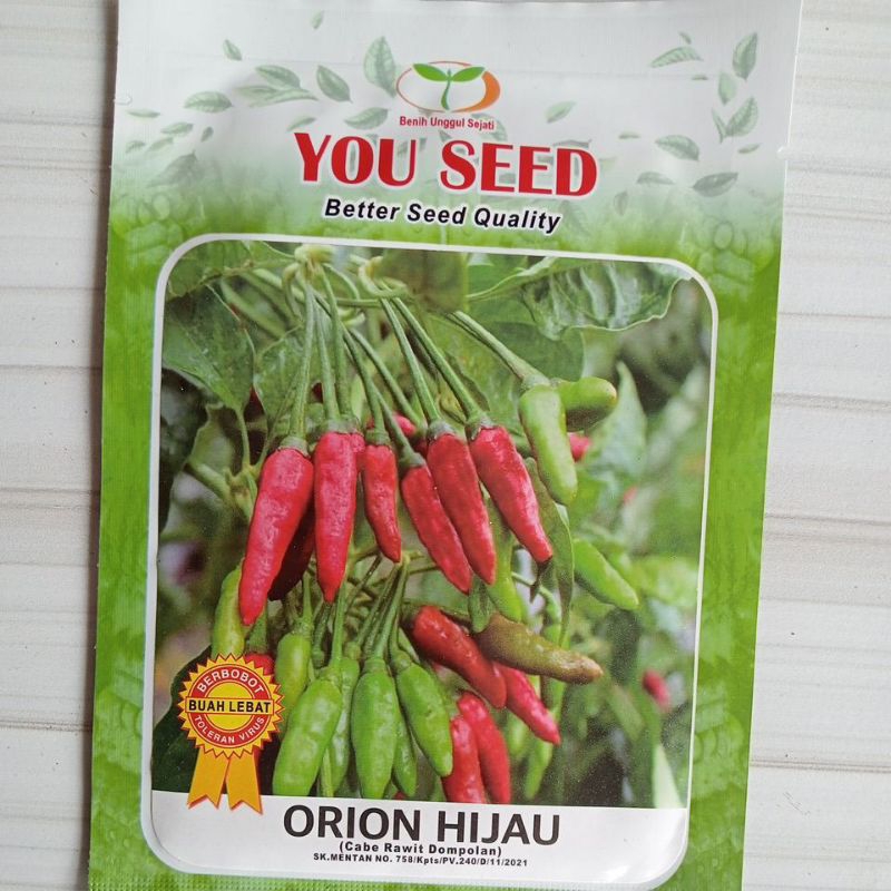 

Orion cabai rawit hijau 10gr