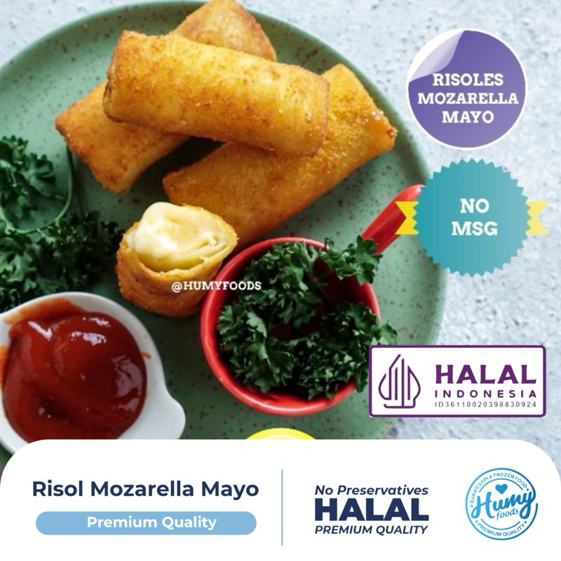 

RISOLES MOZARELLA MAYONAISE DAN FULL MOZARELLA HOMEMADE no MSG dan pengawet