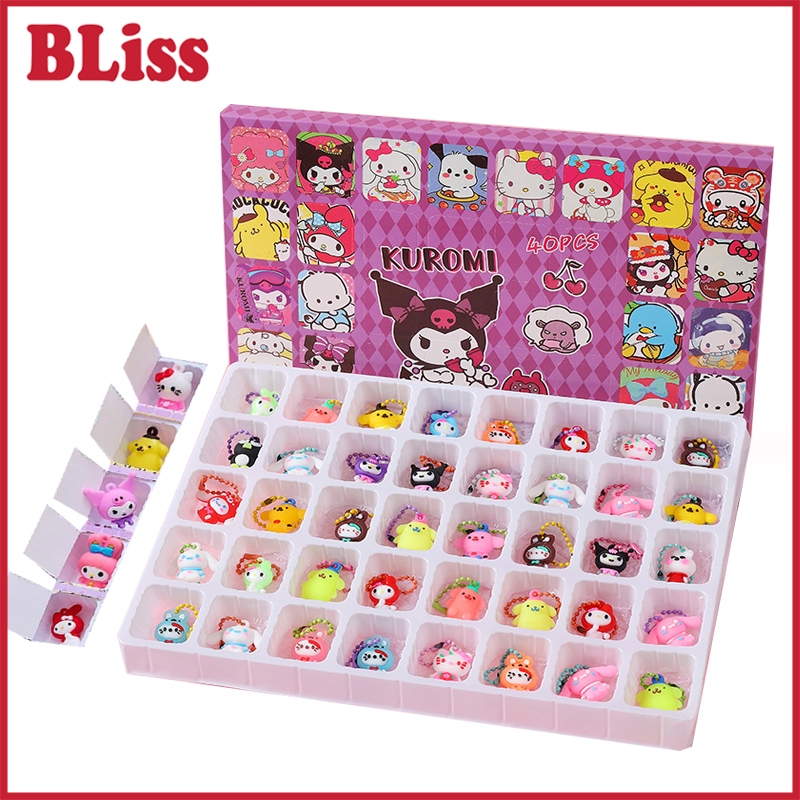 BLiss 40Holes Box Random Surprise Lucky Toblos Mainan Boneka Bingo Blind Box