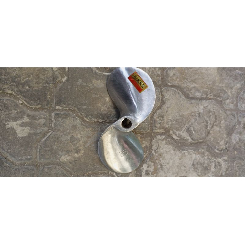 baling-baling perahu ketinting D2x10 bahan alumunium As3/4