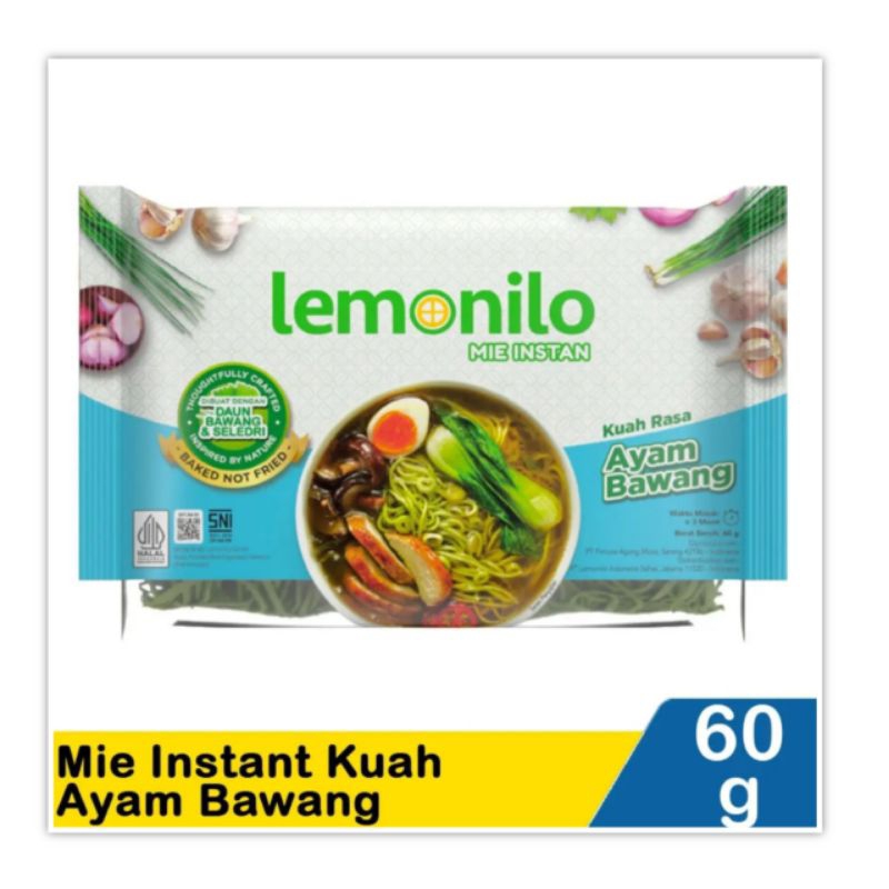 

Lemonilo Mie Instan Kuah Ayam Bawang 60 gr