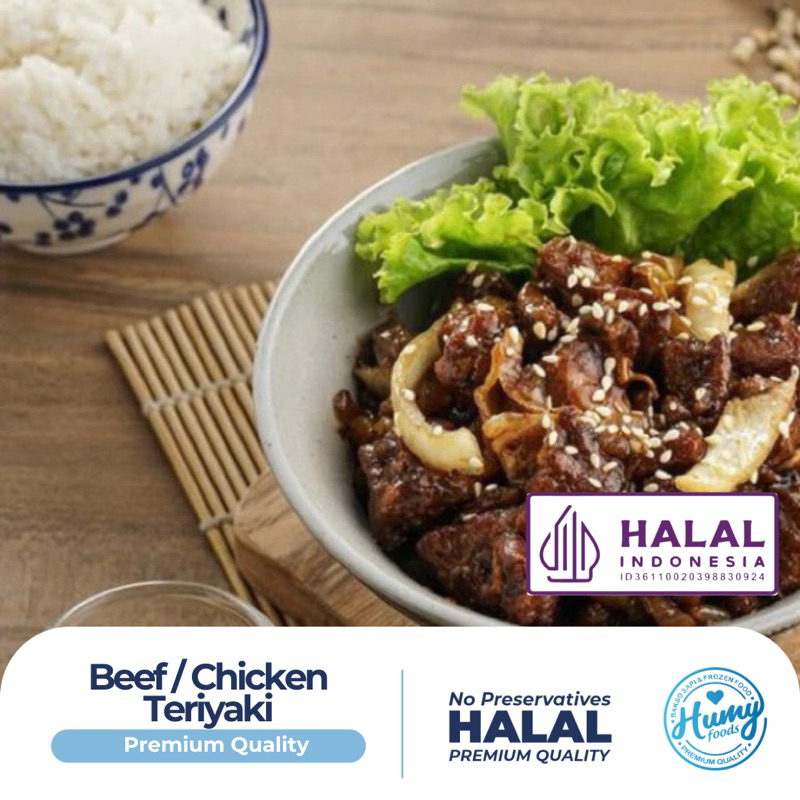 

BEEF TERIYAKI (250GR) halal homemade tanpa pengawet