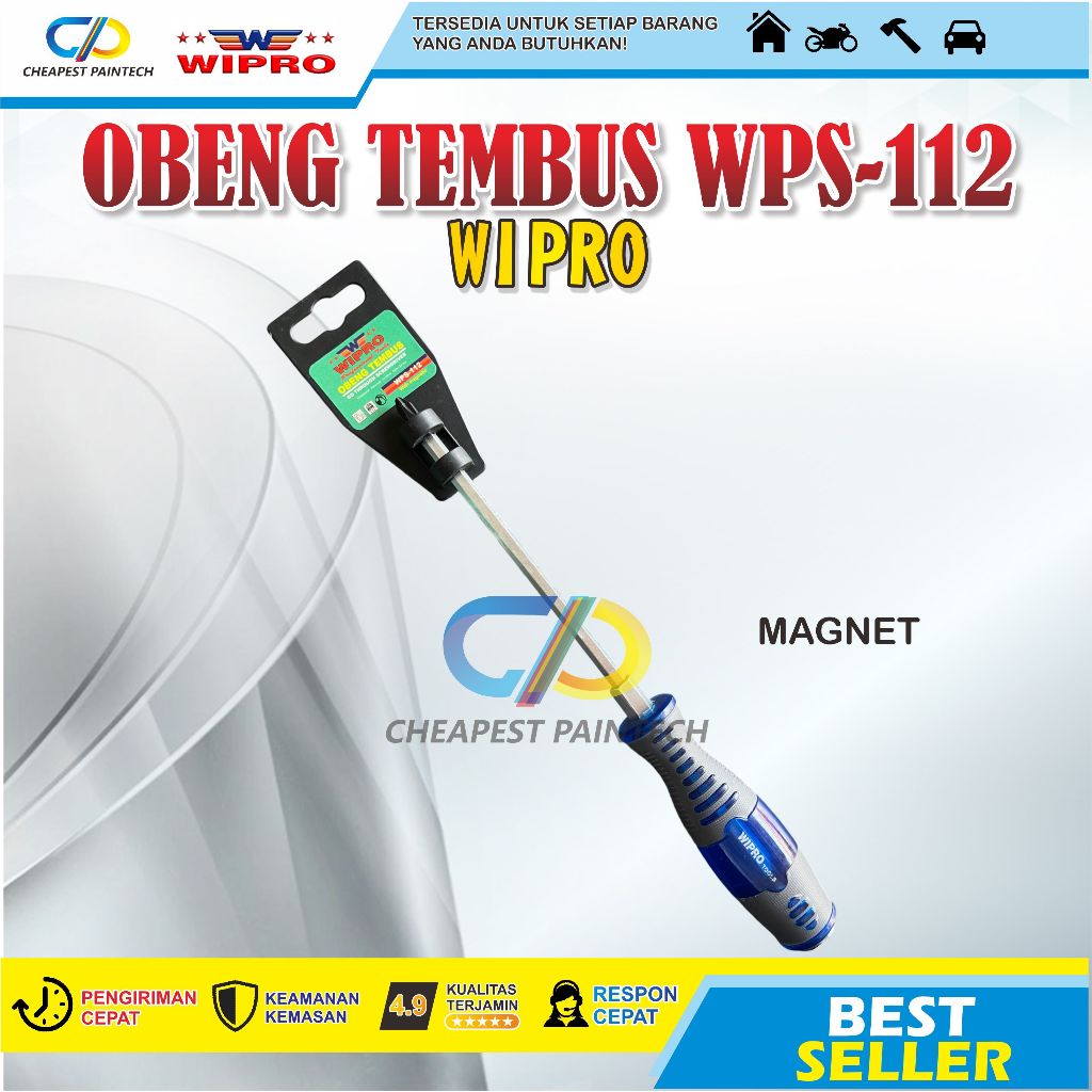 WIPRO OBENG TEMBUS GAGANG TPR UKURAN 6"