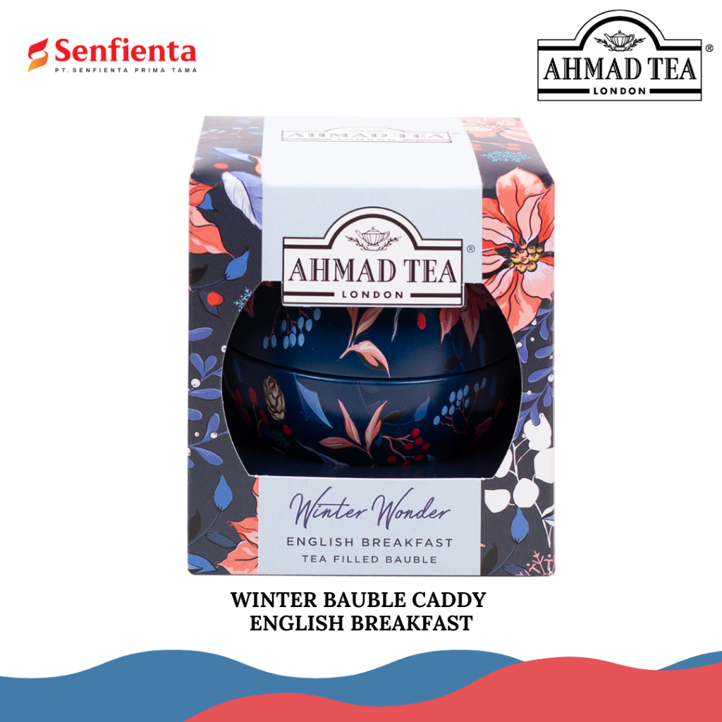 

Ahmad Tea Winter Bauble Caddy English Breakfast 25 gr (Christmas Edition)