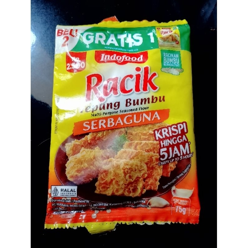 

Tepung Bumbu Indofood Racik Serbaguna 75gr (isi lebih banyak lebih gurih)