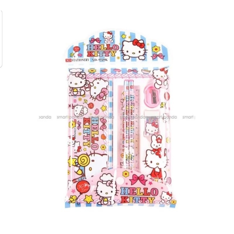 

Study Set Paket Alat Tulis Set Hello Kitty XD-9549