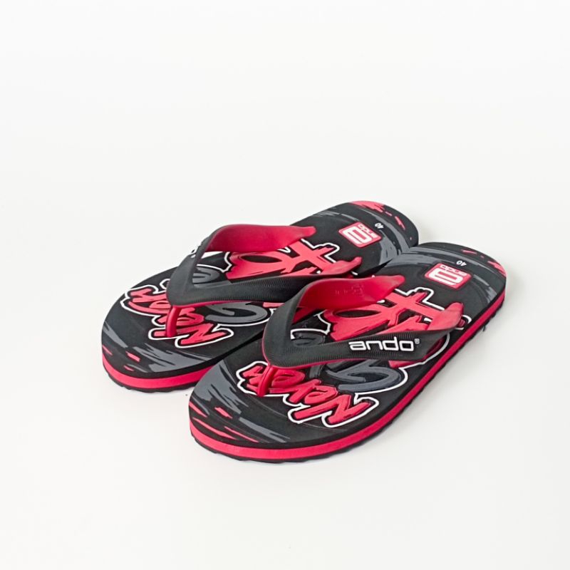 Sandal Jepit ANDO MOTIF | SANDAL ANDO ARTIKEL RWANDA PRIA DEWASA