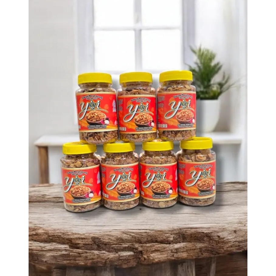

Beli 6 Gratis 1 Bawang Merah kemasan toples 80g/YOI Pusat Bagor/asli bawang goreng