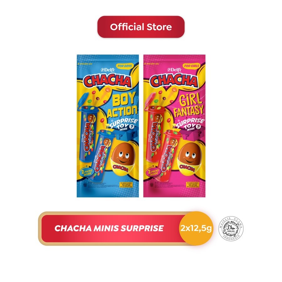 

CHACHA Minis Fantasy Surprise Toys Isi 2 Pack Inside @12.5g