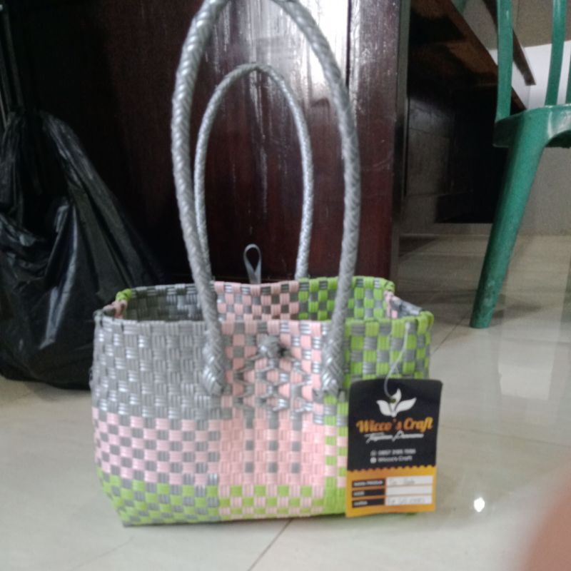 TAS JALI PREMIUM ANYAMAN HANDMADE L/SOUVENIR/ANYAMAN JALI/TAS ANYAMAN JALI BLITAR