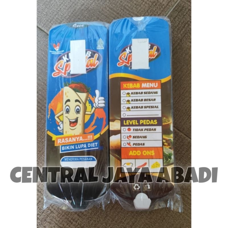 

KEMASAN KEBAB TARIKAN IVORI PUTIH 24.5 × 9.5 CM JUMBO TEBAL HIGH QUALITY PRODUK TERBARU | KOTAK KEBAB KEKINIAN | DUS KEBAB VIRAL TIKTOK | KEMASAN KEBAB | BOX KEBAB MURAH | TOKO FROZEN FOOD KEBAB OFFICIAL | CENTRAL JAYA ABADI 251576