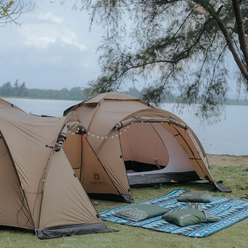 TENDA CAMPING MAGNUM 6 KAPASITAS 6 PERSON DOUBLE LAYER WATERPROOF OUTDOOR