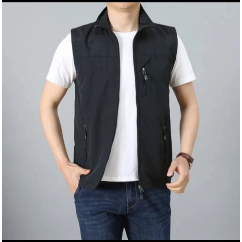 Rompi vest pria/Rompi kantoran/Rompi casual