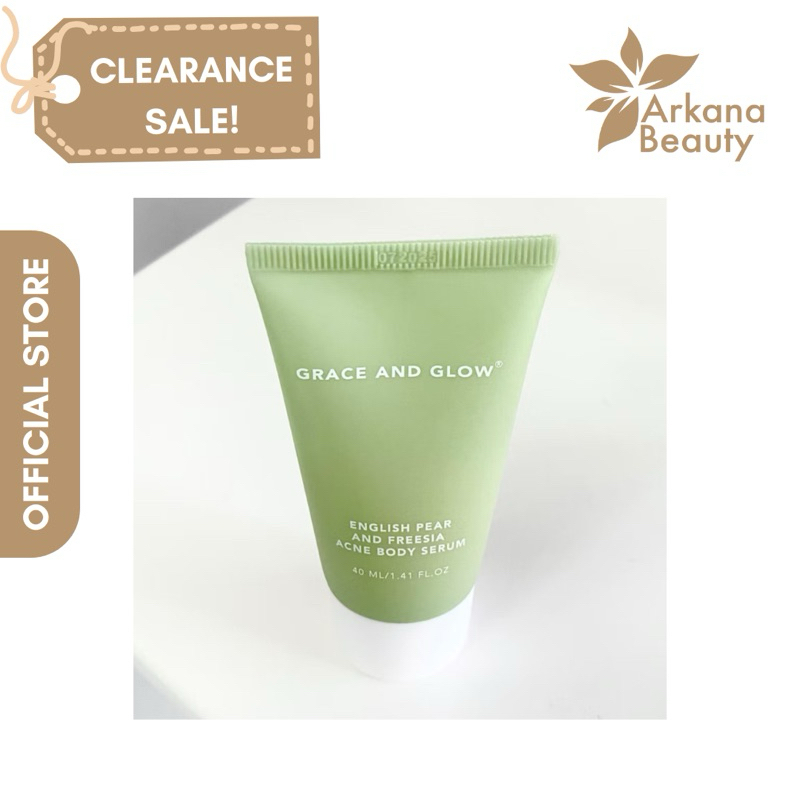 (CLEARANCE SALE) Grace and Glow English Pear and Freesia Acne Body Serum 40 ml