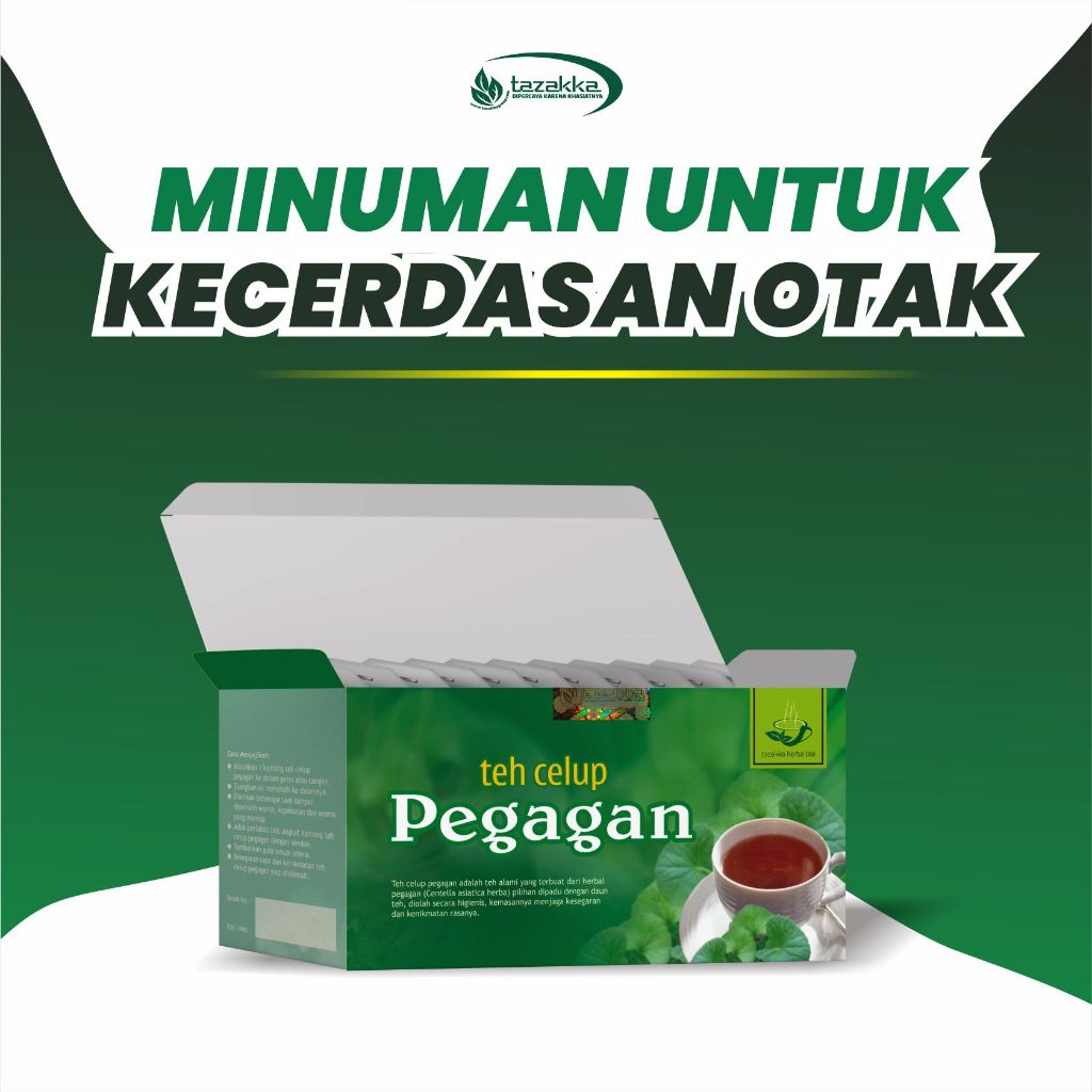 

Obat Minuman Kesehatan Teh Pegagan Teh celup Daun Pegagan ini terbuat dari bahan alami yaitu daun teh pilihan dan Centella asiatica herba terbaik.