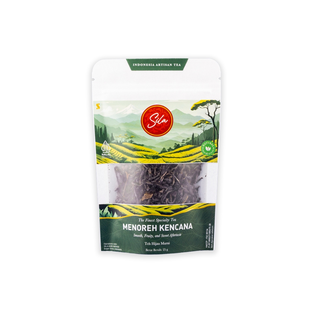 

Sila Specialty Tea | Menoreh Kencana | White Kraft Pouch | Teh Premium | Green Tea
