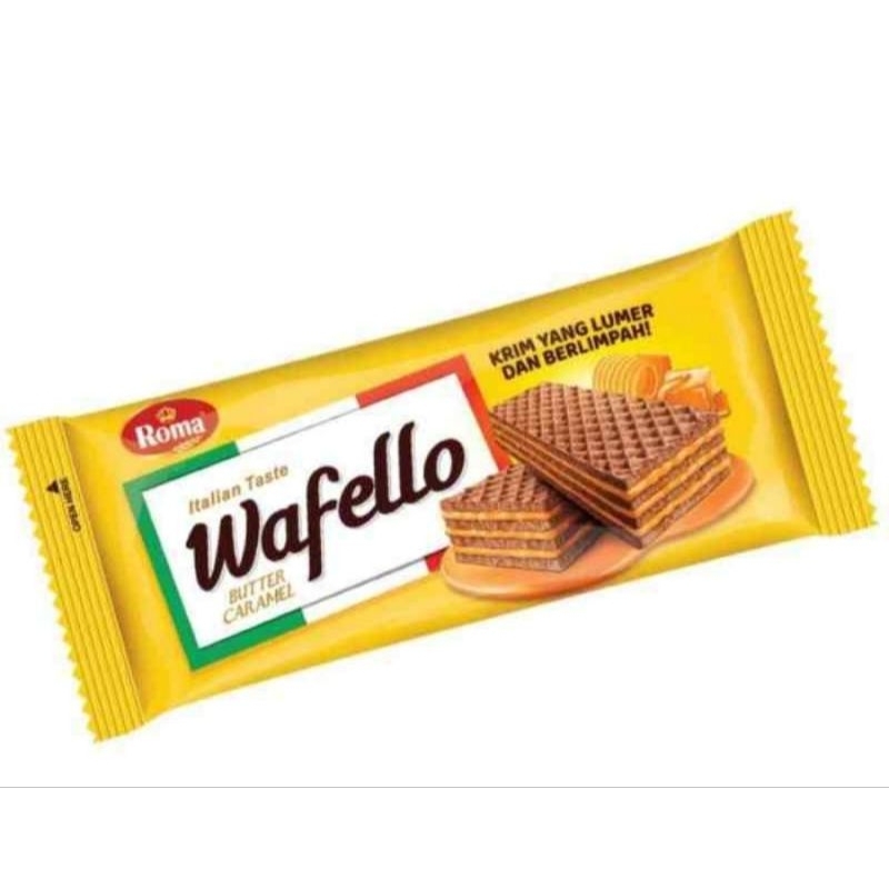 

Wafer Wafello Rasa Butter Caramel (1dus isi 60pcs)