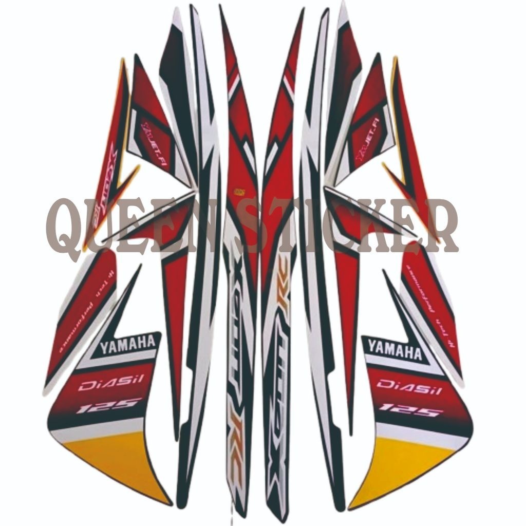 STICKER STRIPPING LIST BODY STANDART YAMAHA XEON RC 2013