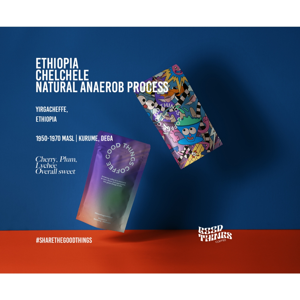 

Ethiopia Chelchelle Natural Anaerobic | Filter Roast Arabica Coffee