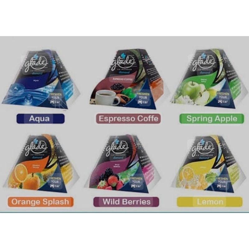 Sale Parfum Dashboard Pewangi Mobil Glade Diamond Mewah Piramid