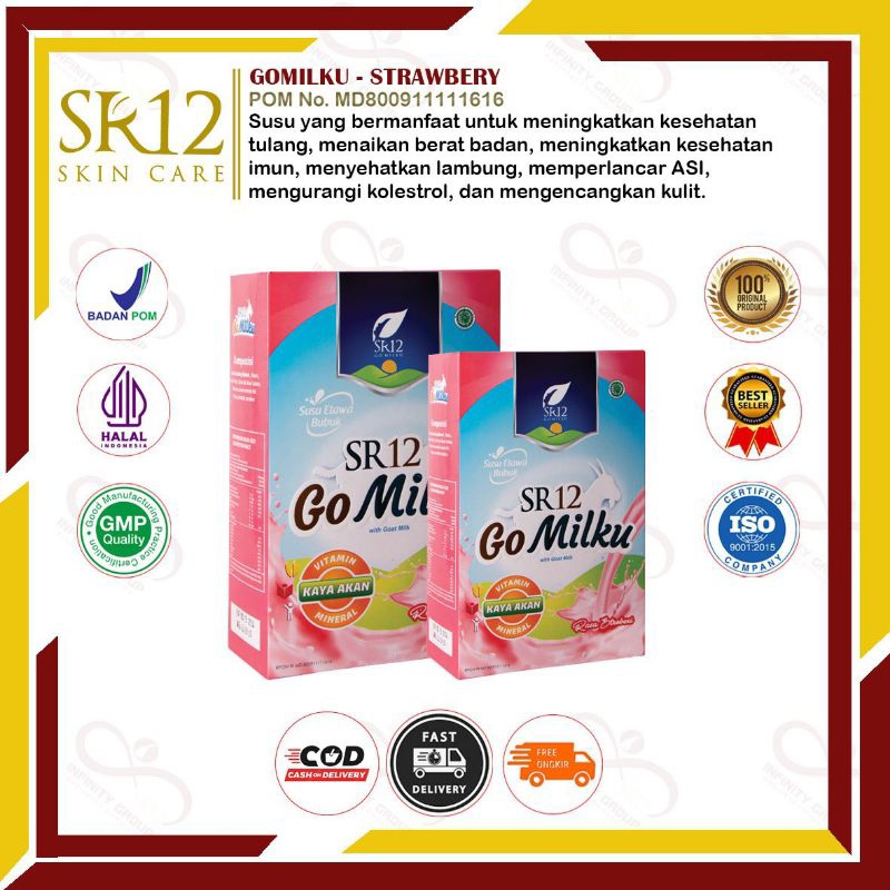 

Susu Gomilku Stroberi SR12