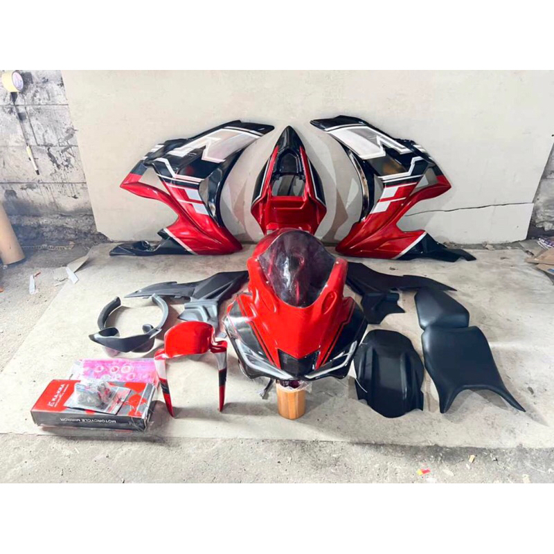 Fullset bodi custom fairing model r25 r3 pnp utk r15 v2 vixion byson karbu & mega pro mono