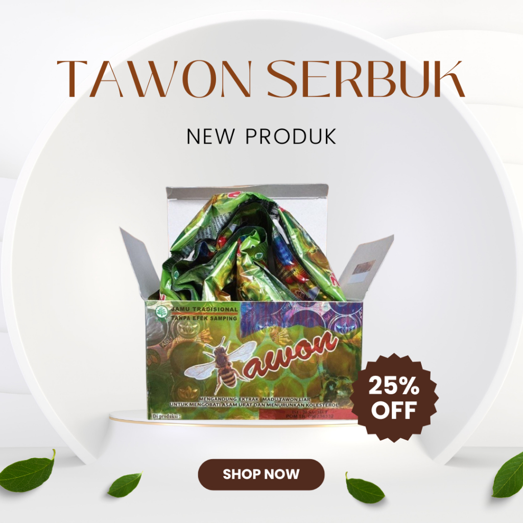 

( COD) Jamu Tawon Serbuk isi 20 sachet