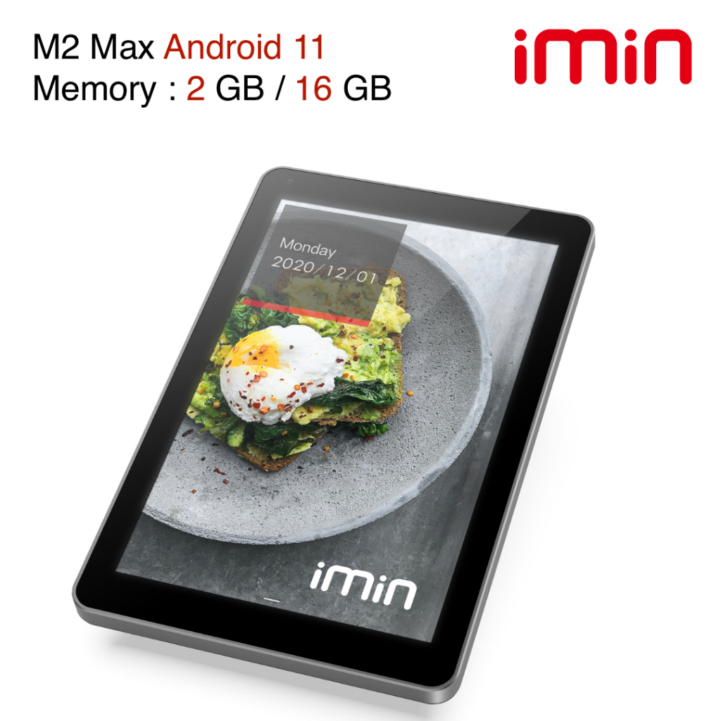 IMIN Mesin Kasir Tercepat iMin M2 Max 2G/16G Android 11 dengan Printer 58 mm plus Scanner