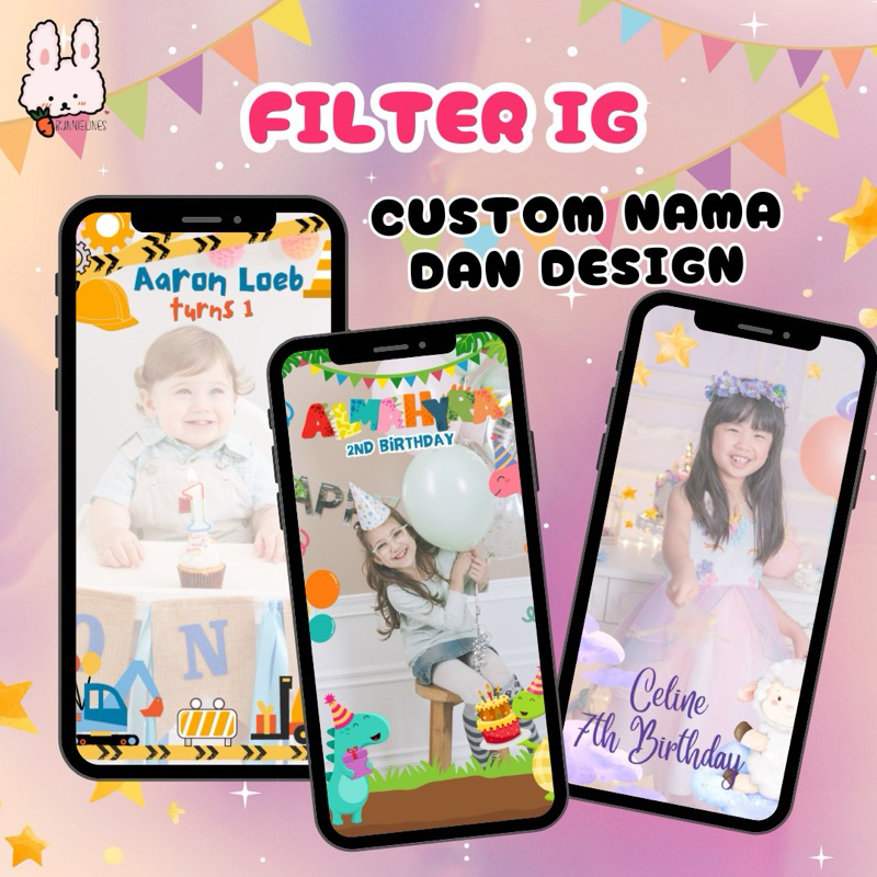 filter ig / filter instagram / filter ultah ig / filter acara nikah