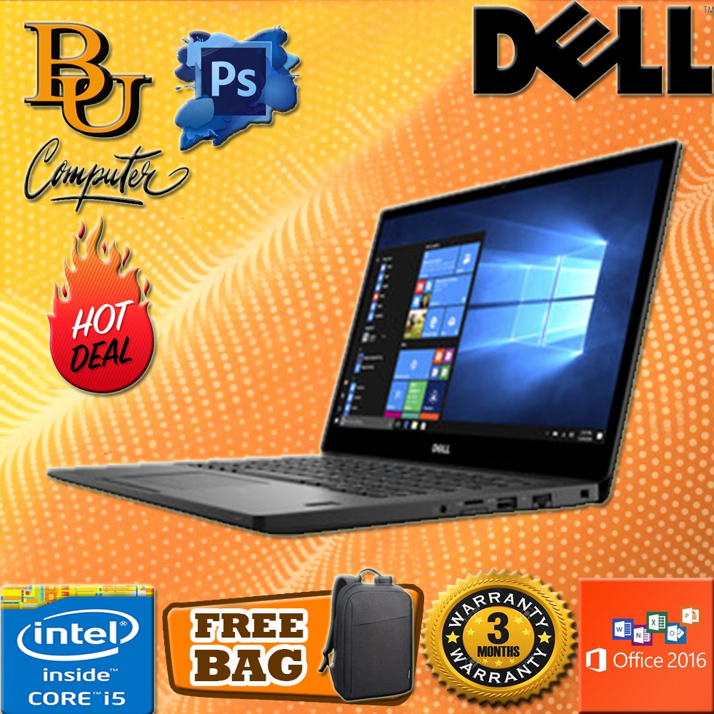 DELL LATITUDE E7480 - CORE I5 6TH GEN/ 8GBRAM/ 256GB SSD