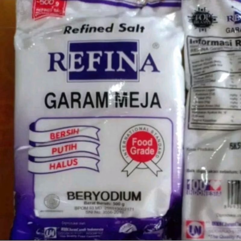 

REFINA GARAM MEJA 500 Gram