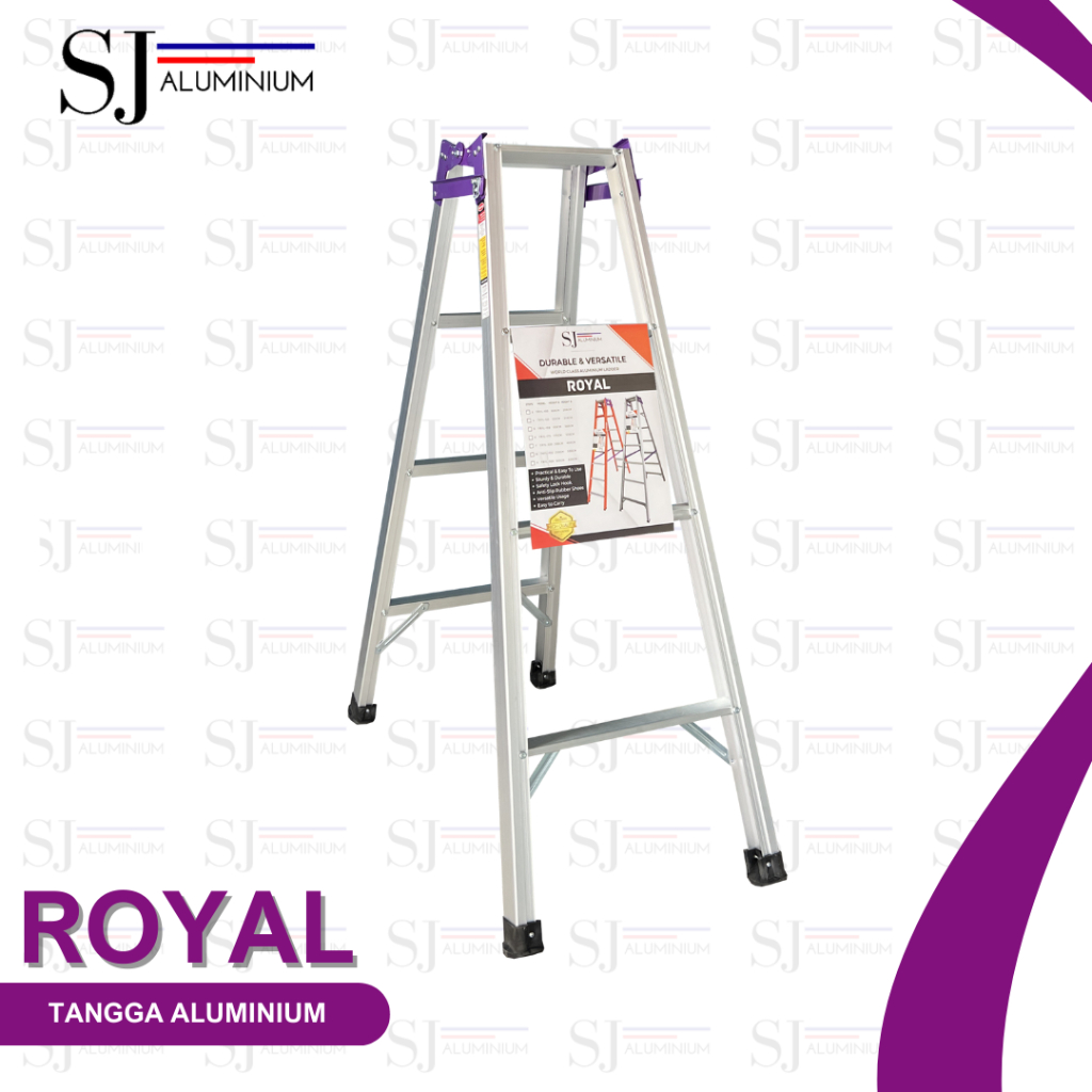 Tangga ROYAL - Tangga Aluminium - Tangga Lipat Aluminium Jumbo / Tangga Multifungsi / Tangga Dapur -
