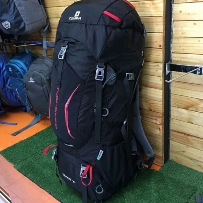 CARRIER DEVIATE 70L BLACK CONSINA KERIL DEVIATE 70L HITAM TAS GUNUNG DEVIATE 70L CONSINA