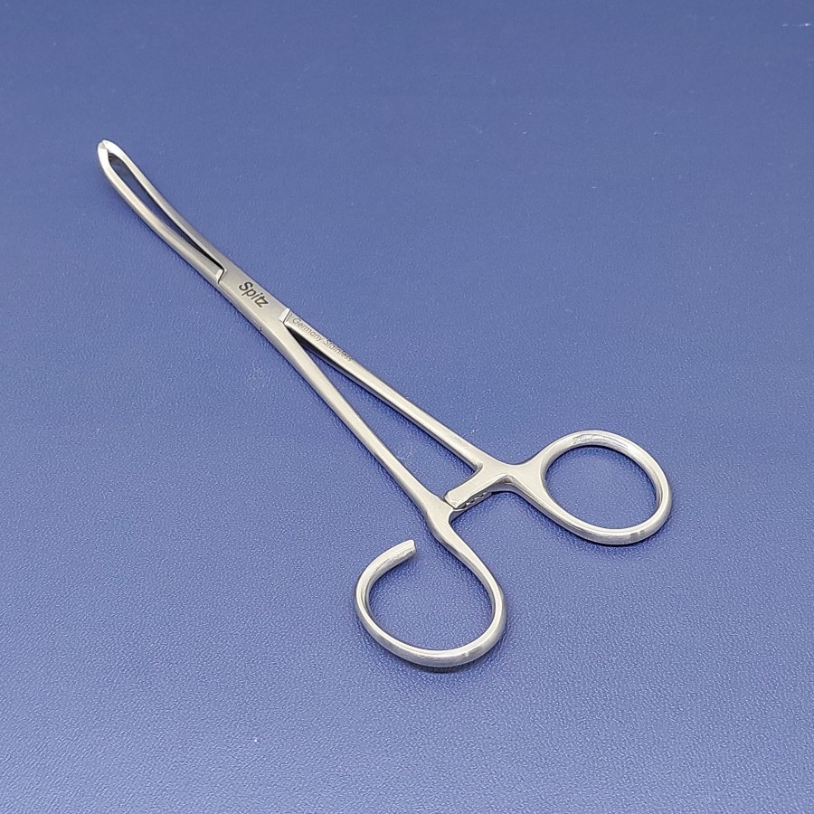 Alat medis "White" Tonsil Grasping Forcep 18cm - Spitz