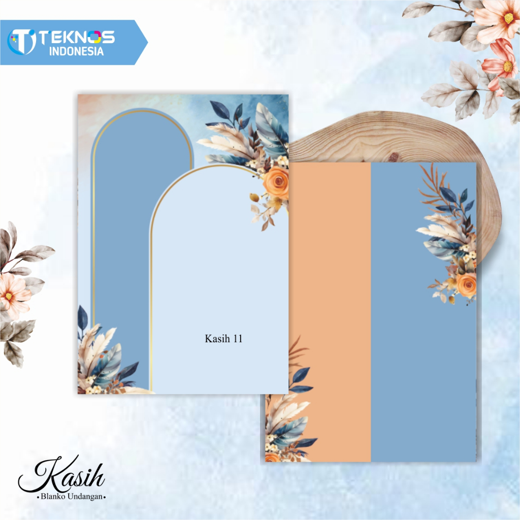 BLANGKO UNDANGAN NIKAH KASIH - BLANKO UNDANGAN KOSONGAN KASIH 11 (PACK)