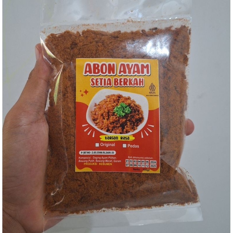 

Abon Ayam Original | Kemasan 100 Gram