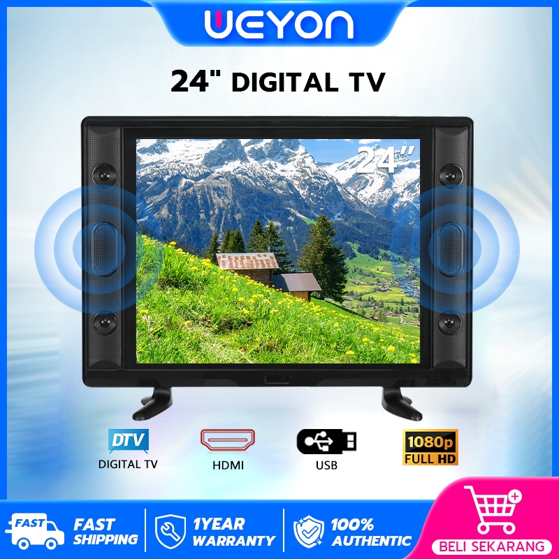 WEYON TV Digital 24 inch TV LED 24 inch HD Digital Televisi
