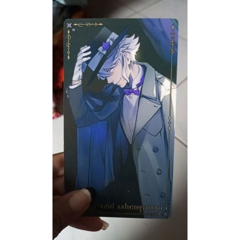 Twisted Wonderland Azul Ashengrotto Arcana Card (Baca deskripsi dulu sebelum beli)