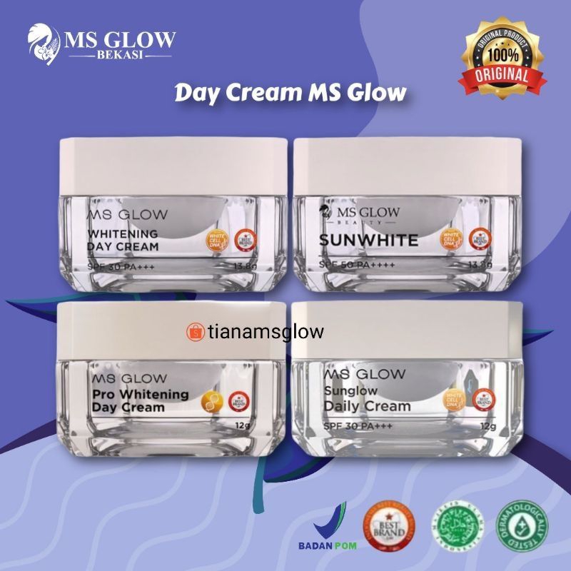 MS GLOW WHITENING DAY CREAM | DAY CREAM MS GLOW