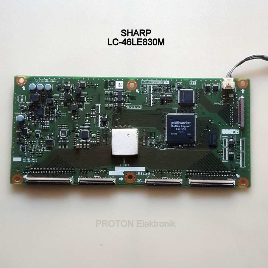 T-Con LED TV Sharp LC-46LE830M Tcon QPWBXF758WJN1 QKITPF758WJN1