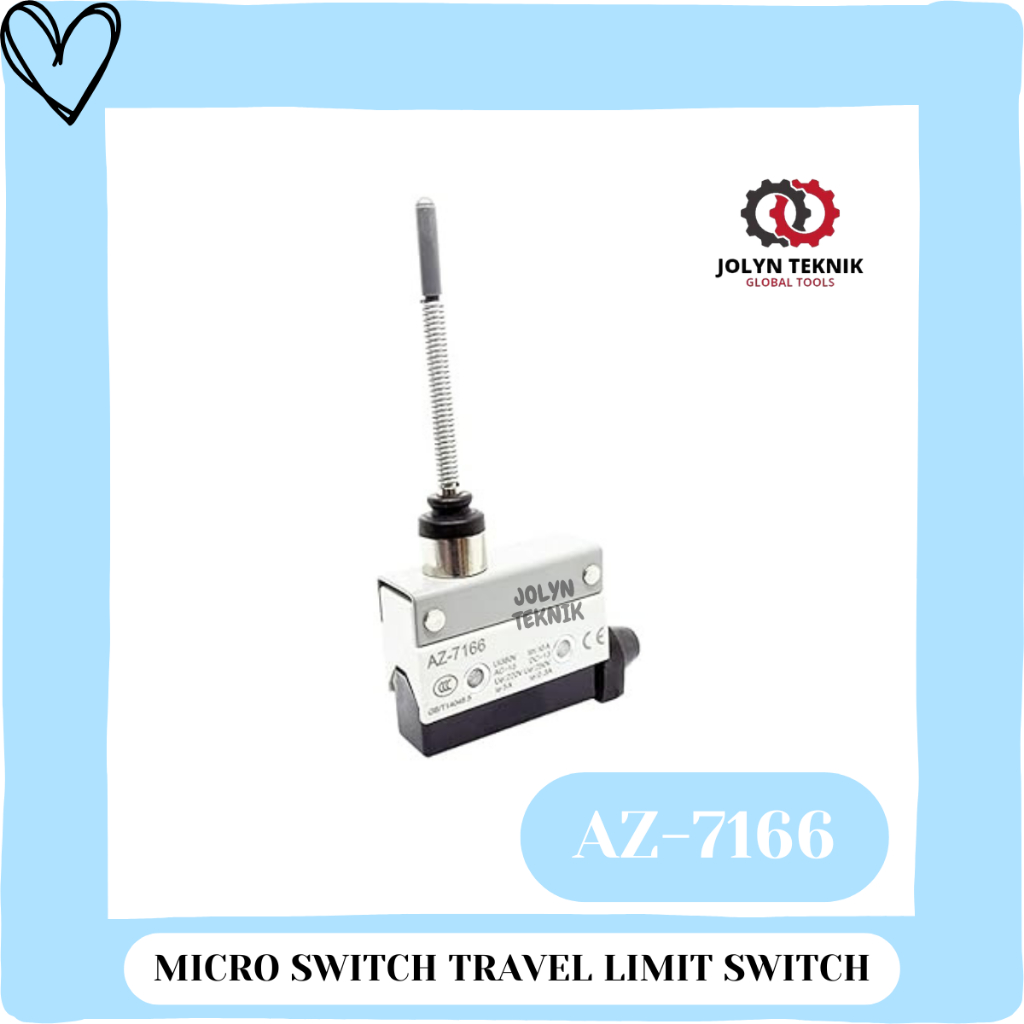 MICRO SWITCH TRAVEL LIMIT SWITCH AZ-7166 10A AC-15 DC-13 SAKLAR SENSOR WATERPROOF MOMENTARY LIMIT SW