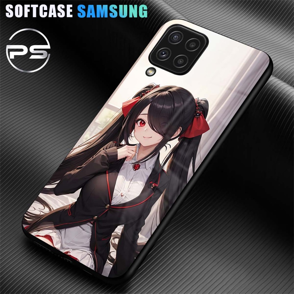 PS64 Softcase Samsung A12 M12 A22 M22 M33 M53 M62 4G 5G Case Kilau Glossy Kaca Pelindung Full Cover 