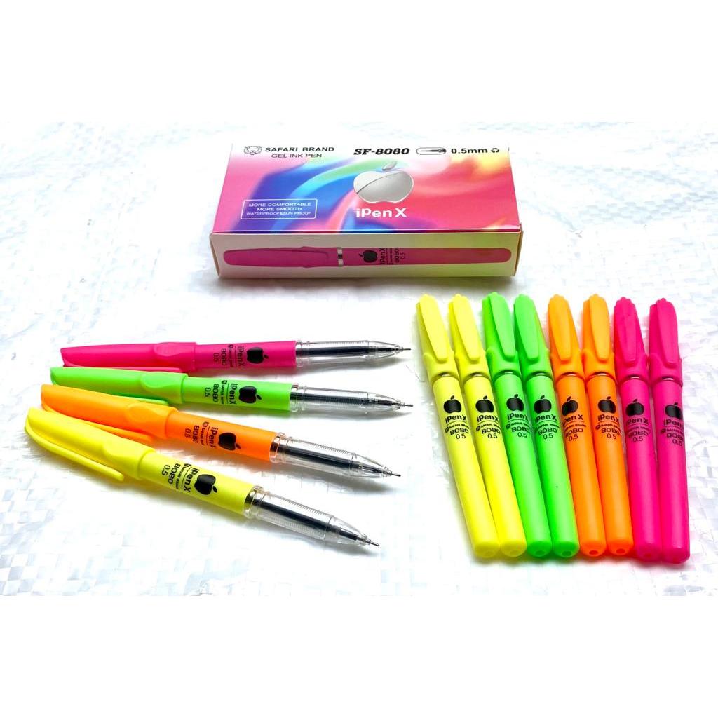 

12PCS PULPEN GEL IPEN MERK WINSTAR/ SAFARI SF8080