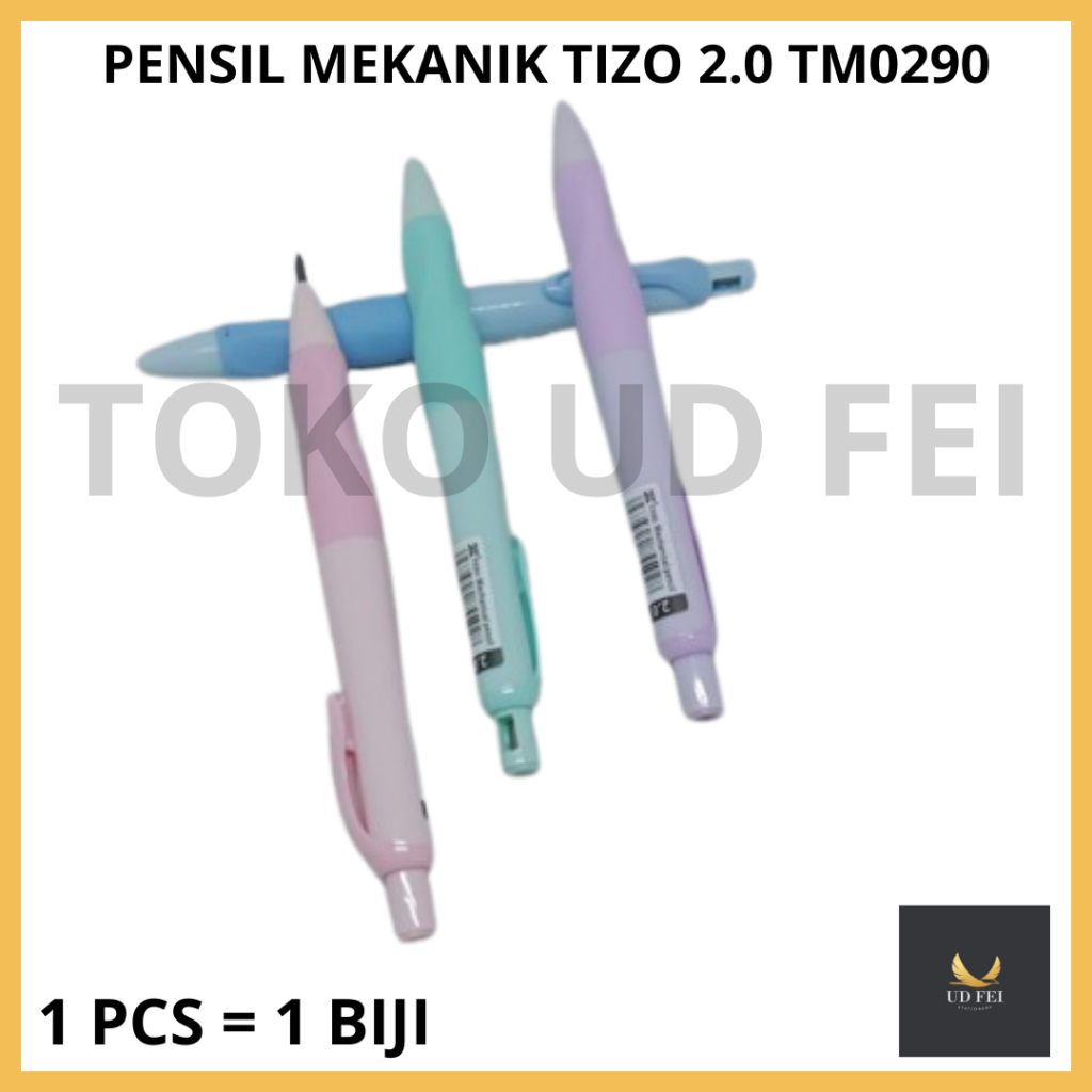 

(1 PCS) PENSIL MEKANIK TIZO TM02930/ PENSIL MEKANIK TIZO 2.0/ MECHNICAL PENCIL TIZO 2.0