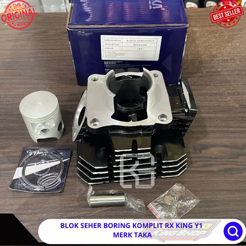 BLOK SEHER BORING Y1 RXK RXKING RX KING MERK TAKA//BLOK SEHER RX KING RXKING KOMPLIT TAKA