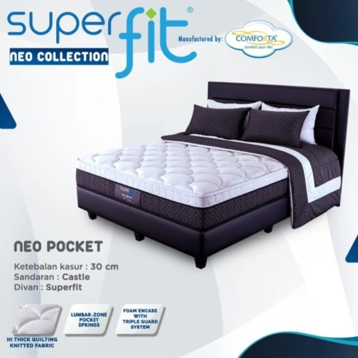 Kasur Springbed 160x200 COMFORTA SUPERFIT NEO POCKET kasur premium